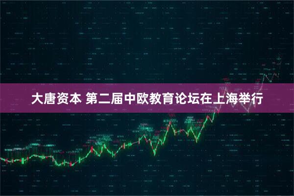 大唐资本 第二届中欧教育论坛在上海举行