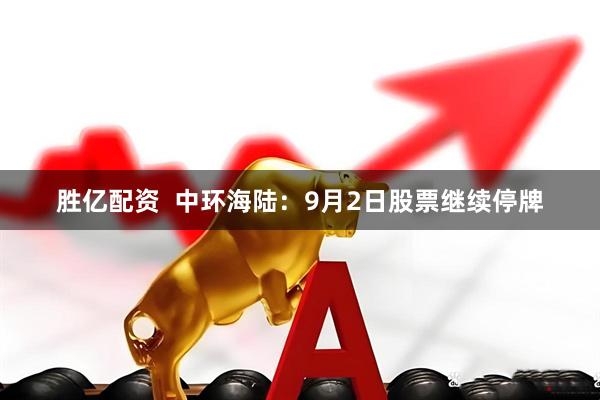 胜亿配资  中环海陆：9月2日股票继续停牌
